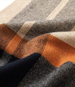 Villand Australian Merino Wool Tartan Knitted Scarf for Men, Plaid Winter Warm Thick Soft Neckwear with Gift Box - Image 5
